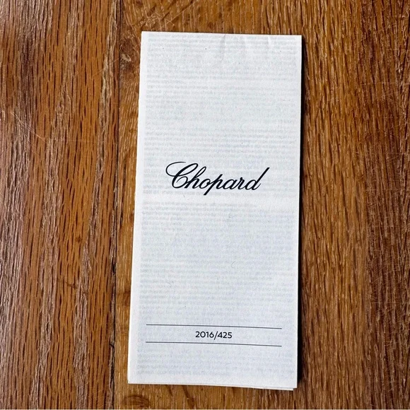 NWT Chopard Gold Butterfly Sunglasses Metal Frame Smoke Gradient Lenses - Picture 10 of 16